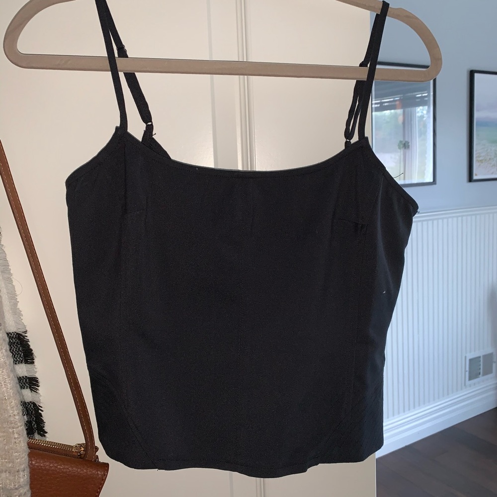 Urban Outfitters Black Crop Top